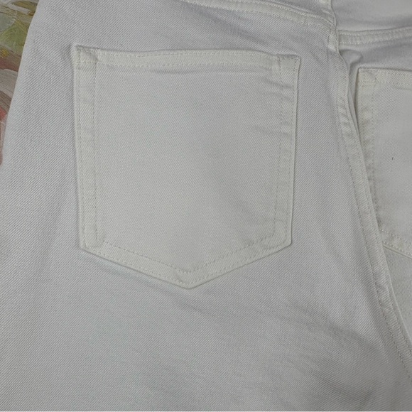 Everlane White Cropped Jeans Raw Hem Size 28 - Picture 7 of 7
